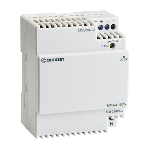 Modular power supply 100W, 100-240 VAC/24 VDC, 4.2 A