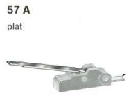 Accessoire microswitch, pour séries V3-83131, levier 57A,  rayon 43 mm