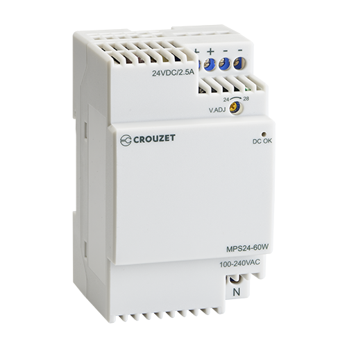 Modular power supply 60W, 100-240 VAC/24 VDC, 2.5 A-2